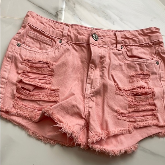 Kenzo Pants - Pink Distressed Women's Shorts